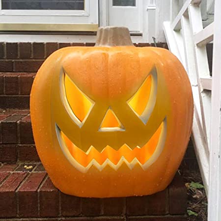 Amazon.com : Jack O Lantern - Large Halloween Pumpkin Lantern with .