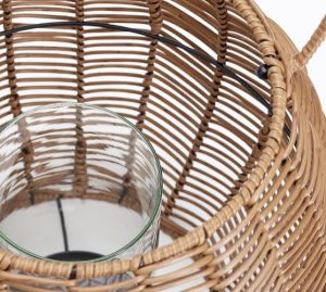 All-Weather Outdoor Wicker Lantern | Pottery Ba