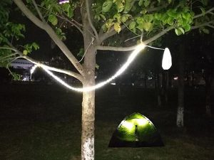 LED rope light for camping outdoor hiking trip night tent safety .