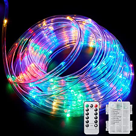 Amazon.com : Ollivage LED Rope Lights Outdoor String Lights .