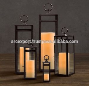 Outdoor Black Metal Decorative Lanterns - Buy Outdoor Black Metal .