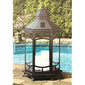 Manor House Oversized 33 in. Tall Extra Large Solar Lantern with 3 .