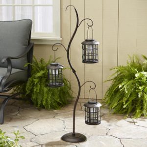 Garden Oasis 3 Lanterns with Stand - Outdoor Living - Outdoor .