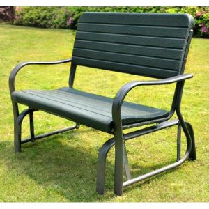 Costway 2-Person Steel Outdoor Patio Swing Porch Rocker Glider .