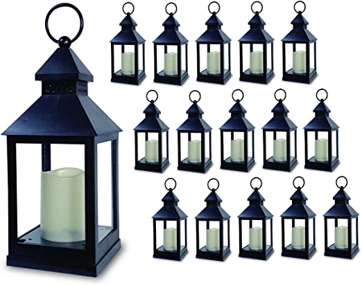 Amazon.com: BANBERRY DESIGNS Decorative Lantern - Set of 16-5 Hour .