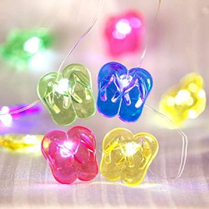 Amazon.com : Tropical Beach Themed Slipper String Lights, Flip .