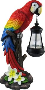 Amazon.com : DWK 13.9" Tropical Glow Beautiful Parrot Colorful .