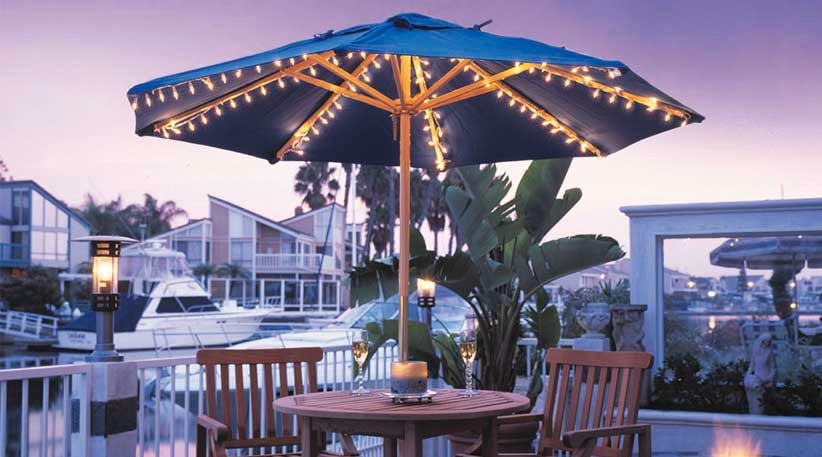 BEST Patio Umbrella Lights for Outdoors [Battery & Solar Powered .