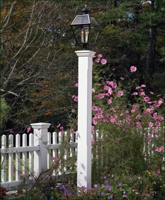 Avon Lantern Post - White or Black | Outdoor post lights, Lantern .