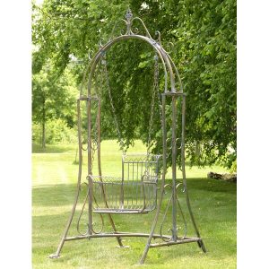 Fleur De Lis Living Carey Porch Swing with Stand | Wayfa