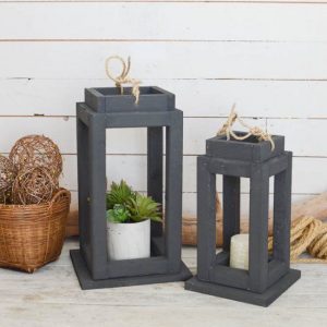 DIY Outdoor Wooden Lanterns (Craft Gawker) | Wooden lanterns, Diy .