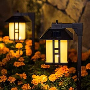 Amazon.com : GIGALUMI Solar Powered Path Lights, Solar Garden .