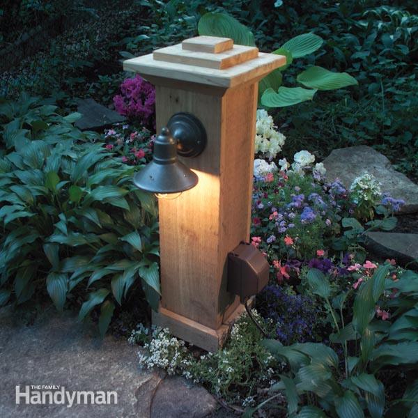 How to Install Outdoor Lighting and Outlet | Family Handym