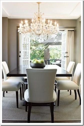 Desire to Decorate: Oversized Chandeliers | Beautiful dining rooms .