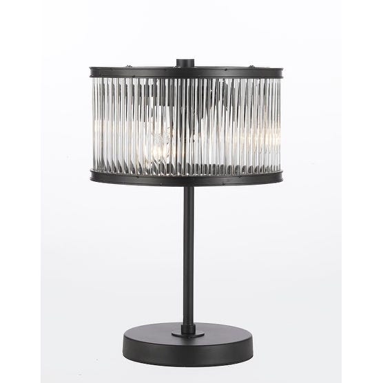 Shop Crystal Rod Iron Table Lamp 1920s Essex Contemporary Modern .