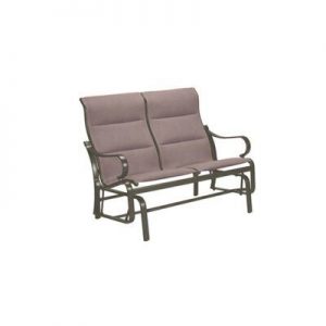 Tropitone Torino Padded Sling Double Glider Chair with Cushion .