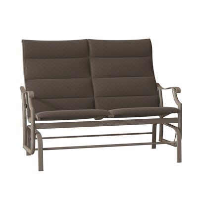 Tropitone Montreux Padded Sling Loveseat with Cushions | Love seat .