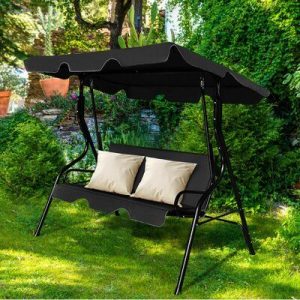 Winston Porter Koch Patio Glider Hammock Porch Swing | Canopy .