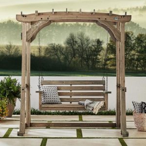 Backyard Discovery Wood Odessa Pergola Swing 1906624COM - The Home .