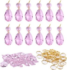 Amazon.com: BIHRTC 12Pcs 38mm Galss Crystal Teardrop Chandelier .