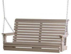 LuxCraft Plain Poly Porch Swing - 4 Foot – Magnolia Porch Swin