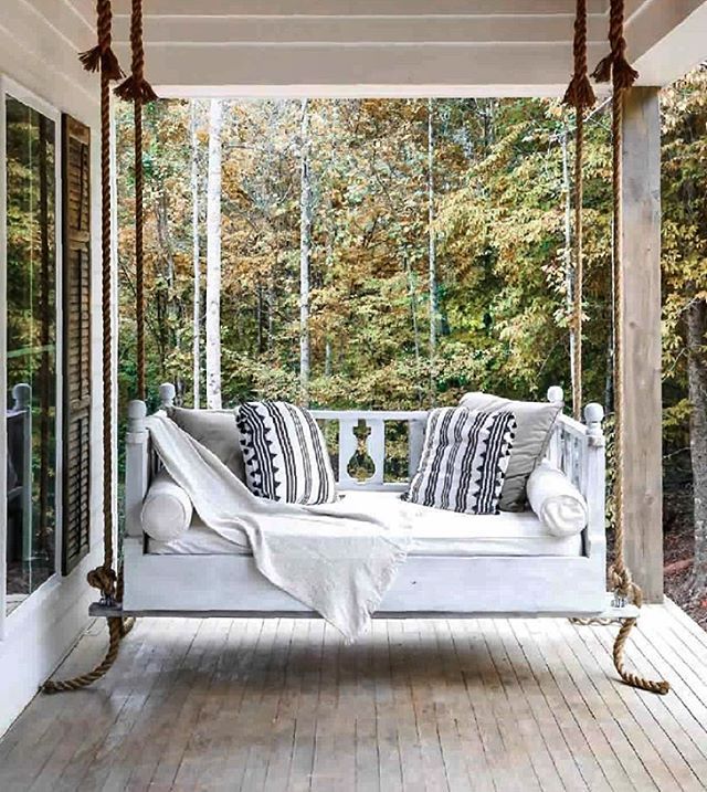 The best front porch swing styled beautifully with gorgeous .