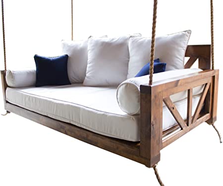 Amazon.com : JAMES + JAMES Avery Porch Swing Bed (Swing Size .