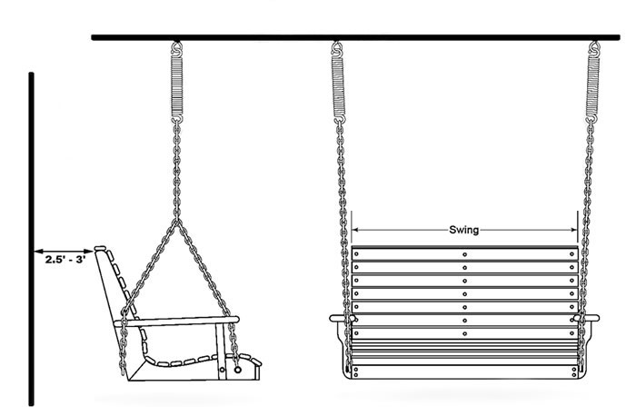 How To Install A Porch Swing - Porch Swings - Patio Swings .