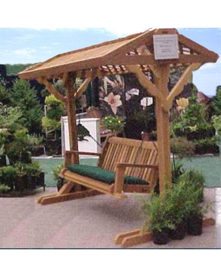 Amazing Deal on Porch Swing: Yardswing Stand with Roof & Optional .