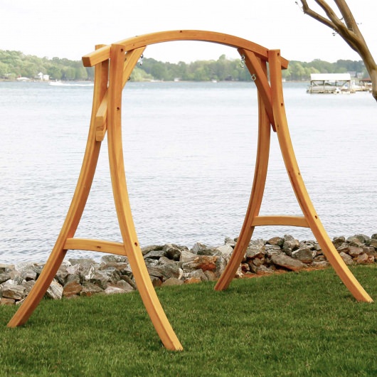 Porch Swing Stand – Cypress – Swings and Things San Die