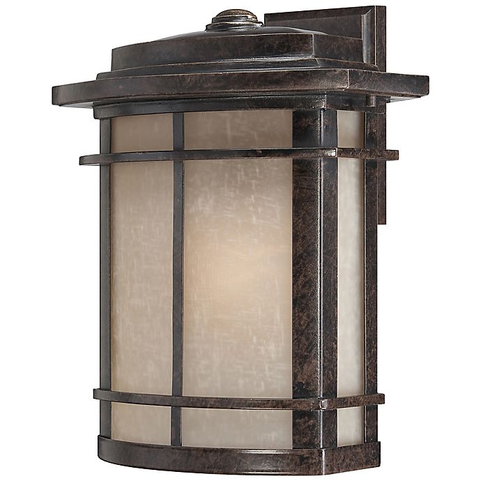Quoizel® Galen 1-Light Wall-Mount Outdoor Lantern in Imperial .