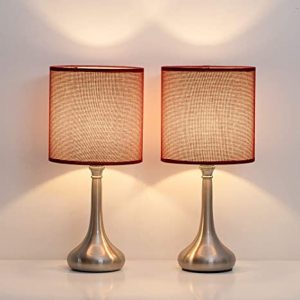 Amazon.com: HAITRAL Table Lamps Set of 2 - Vintage Nightstand .