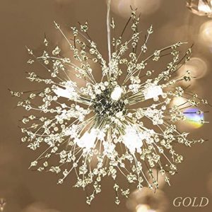 Garwarm Modern Firework Chandeliers, Crystal Chandelier Pendant .