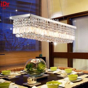 Modern Minimalist Rectangular Restaurant Chandeliers European Led .