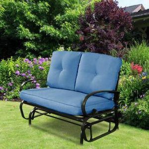 Winston Porter Suniga Rocking Bench with Cushions & Reviews | Wayfa