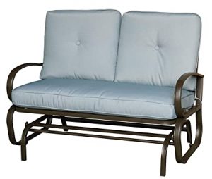 Kozyard Cozy Two Rocking Love Seats Glider Swing Bench/Rocker for .