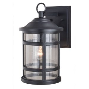 Shop Southport Rust Proof 1 Light Black Coastal Outdoor Wall .