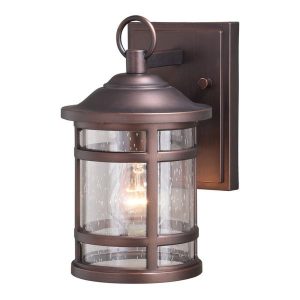 Shop Southport Rust Proof 1 Light Bronze Coastal Outdoor Wall .