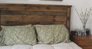 DIY Rustic headboard--takes a total of 3-6 hours and listed as .