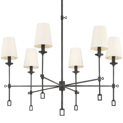 Lorainne 6 Light Chandelier by Savoy House | Lighting Connection .