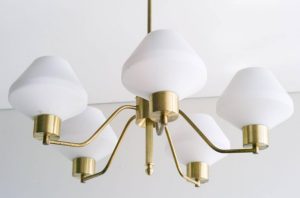 Scandinavian Chandelier from Asea, 1950s for sale at Pamo