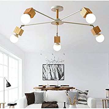 chandelier Scandinavian Style Art Characters Living Room .