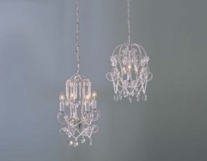 Petite Shabby Chic Chandelier [CMW-53827] - $110.00 : The Painted .