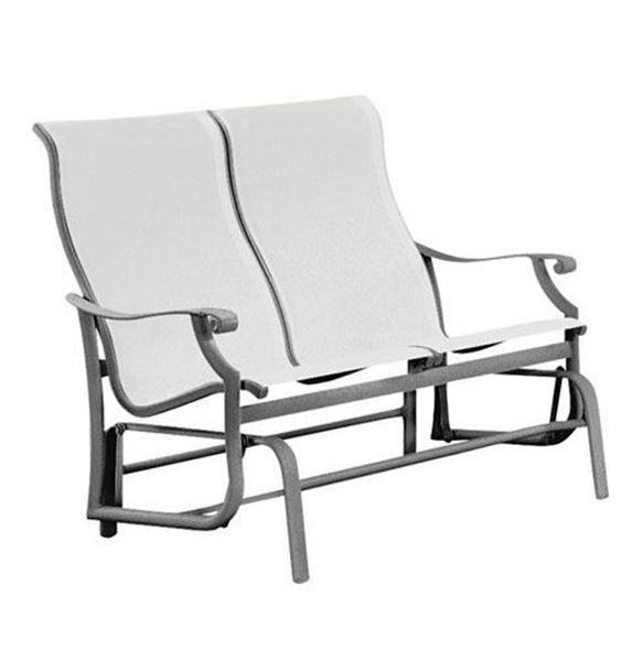 Tropitone Montreux Sling Patio Double Glider - Pool Furniture Supp