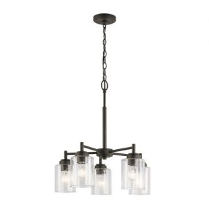 Kichler 44030OZ Winslow 5 Light 20 inch Olde Bronze Chandelier .