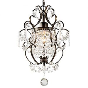 Bronze Clear Crystal Chandelier: Amazon.c