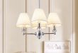 CASAINC Set of 6-Lights Empire Lampshade Small Chandelier Lamp .