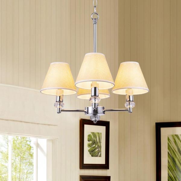 CASAINC 6-Light Gold Small Chandelier Lamp Shades-Empire Lampshade .