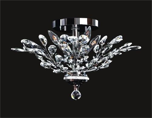 Tree Of Crystal Flush Mount Clear MX42054/4C | Low ceiling .