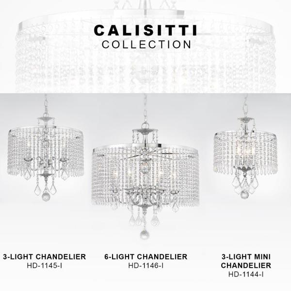 Home Decorators Collection Calisitti 3-Light Polished Chrome .
